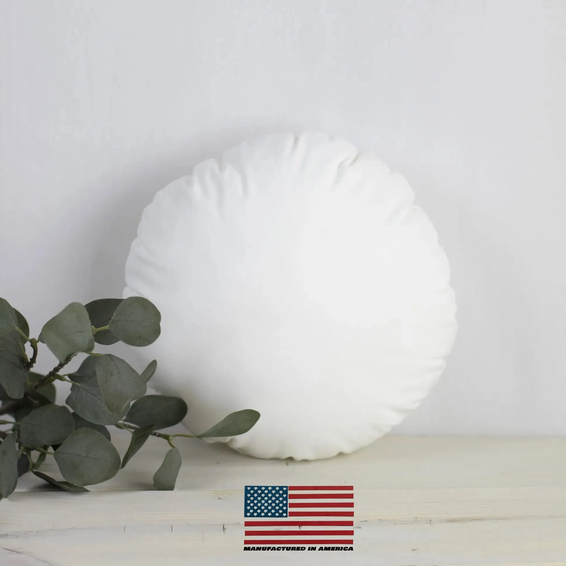 10" | Round Pillows Insert | Indoor Outdoor Hypoallergenic Polyester Pillow Insert | Quality Insert | Round Pillow Form | Round Pillow