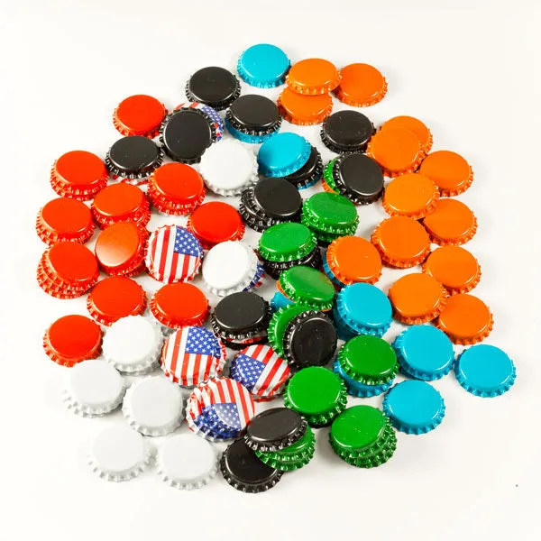 120 Count Crown Beer Bottle Caps Oxygen Absorbing