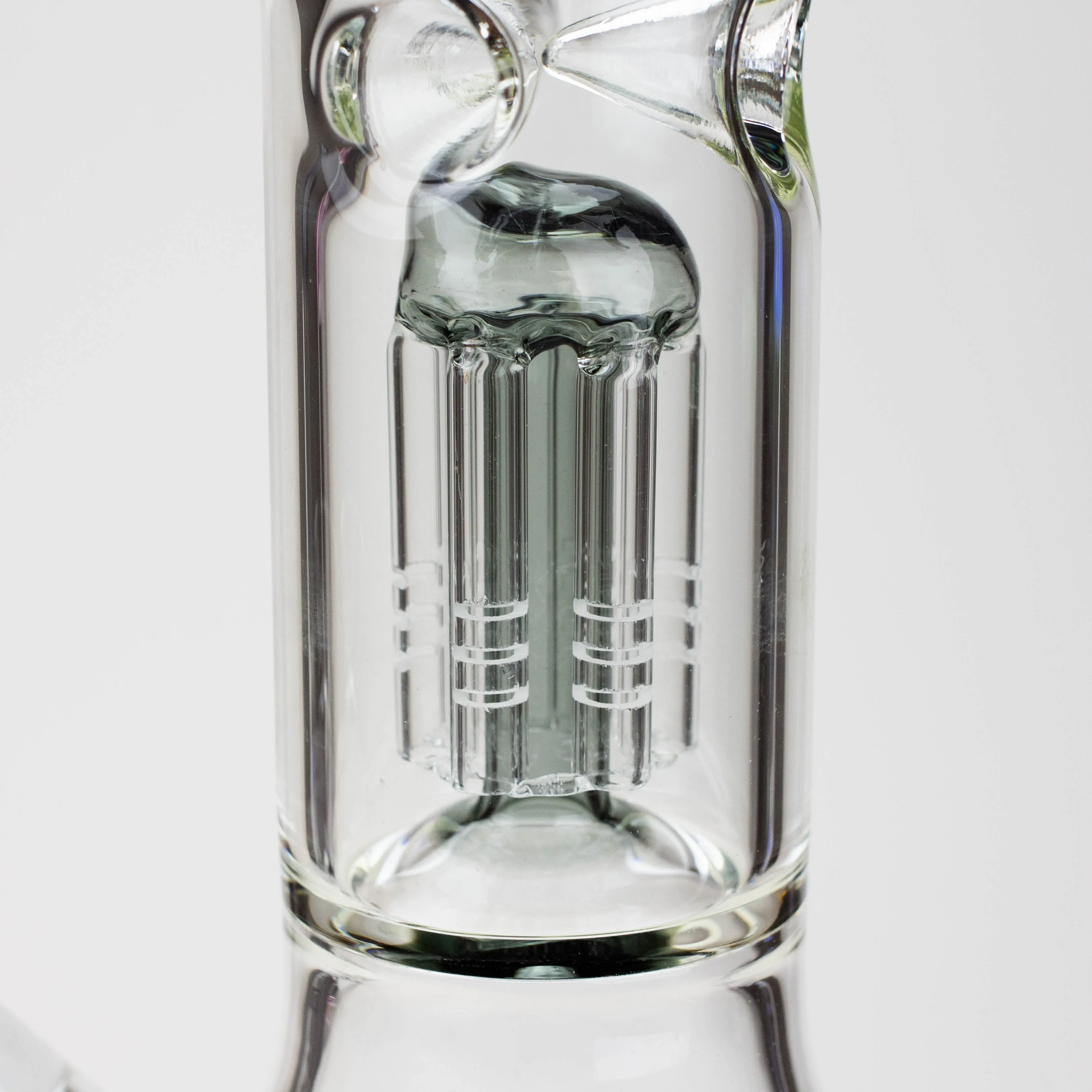 12" Genie-Tree Arms Color Accented Glass Water Bong