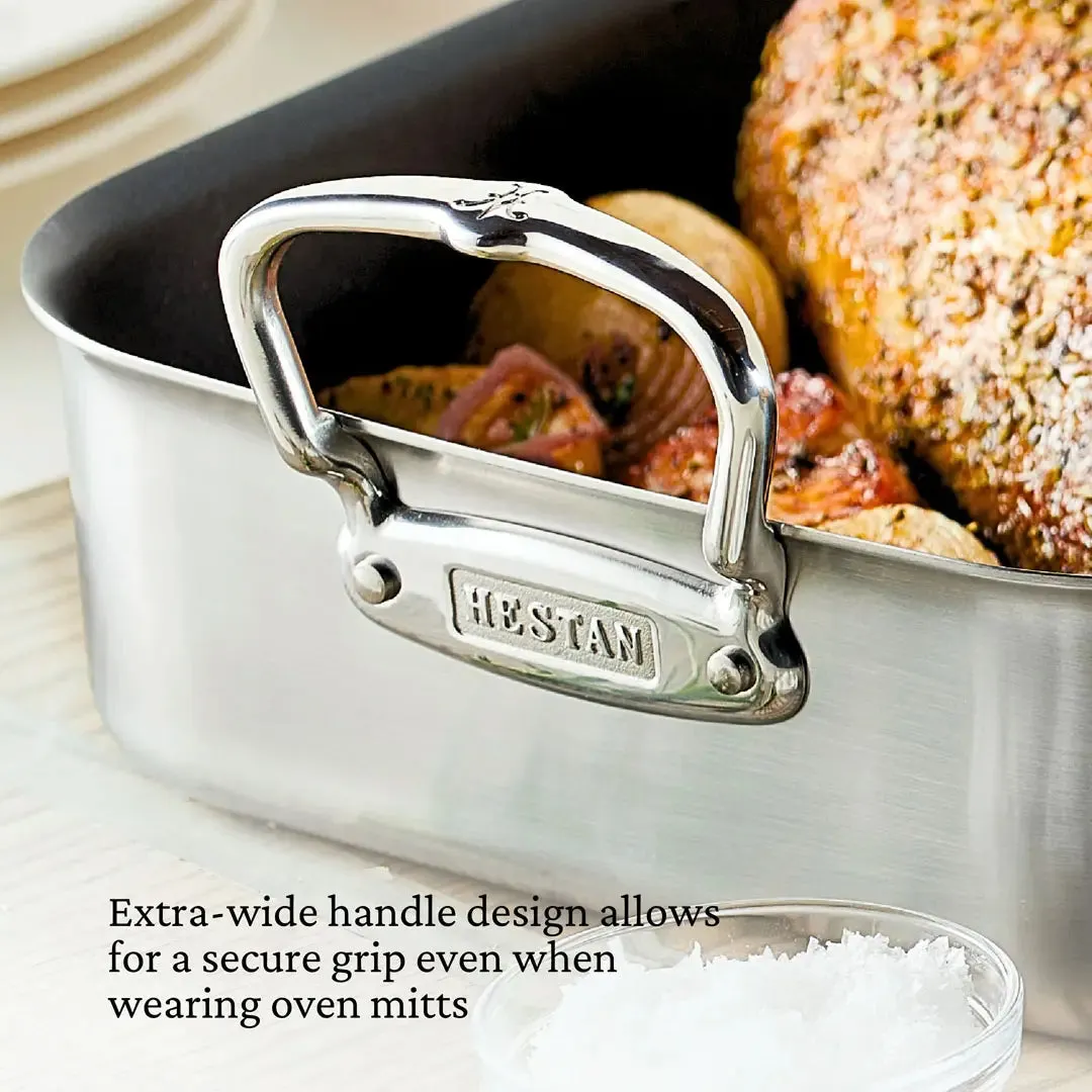 14.5-inch Classic Clad Nonstick Roaster with Rack