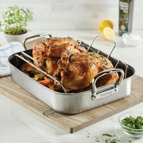 14.5-inch Classic Clad Nonstick Roaster with Rack