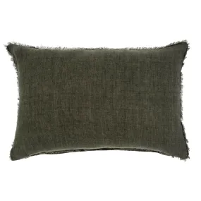 16x24 Lina Linen Pillow, Avocado