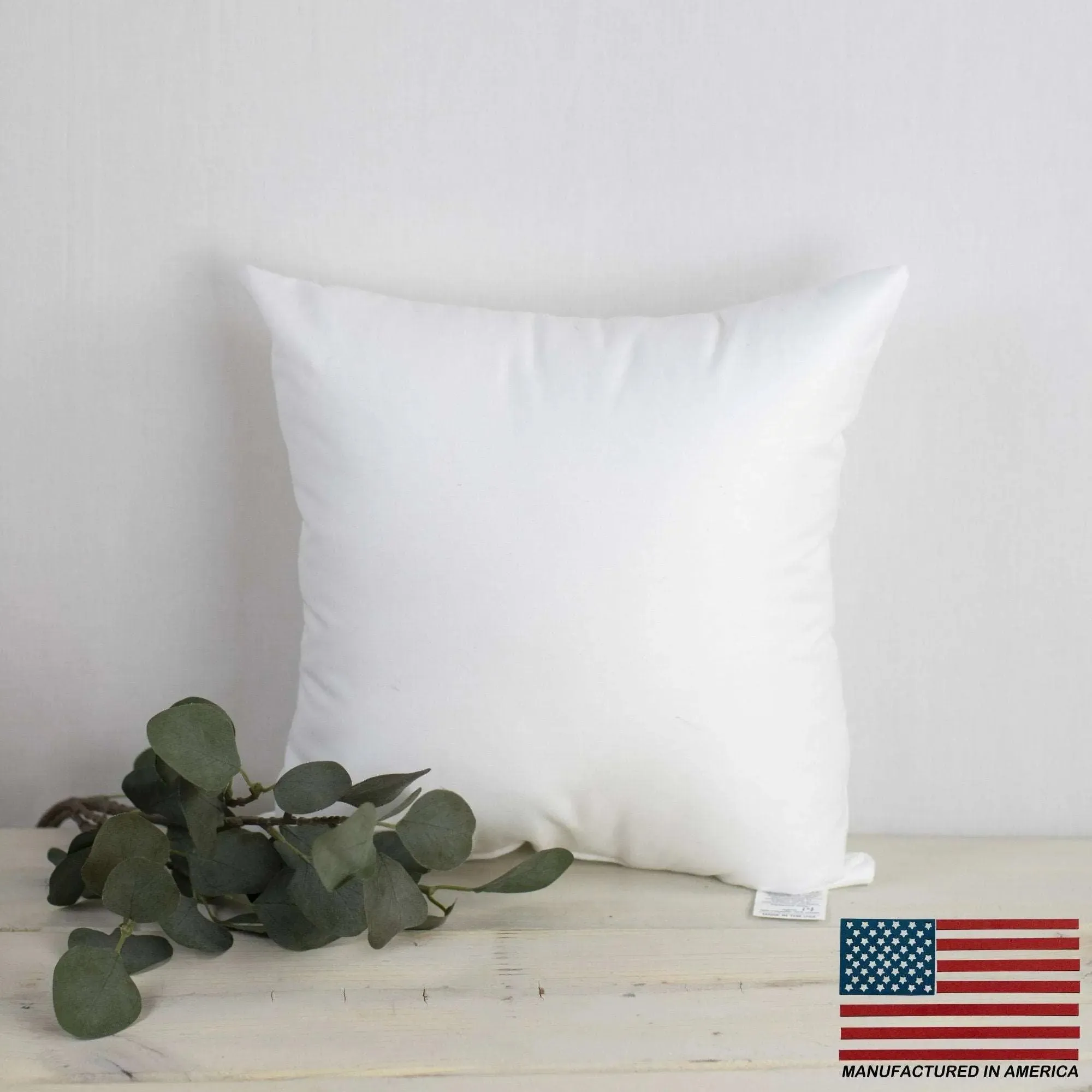 17x17 | Square Angel Hair Insert | Indoor Outdoor Down Alternative Hypoallergenic Pillow Insert | Quality Insert | Premium Insert