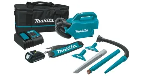 2021 Makita 18V LXT® Lithium-Ion Compact Handheld Canister Vacuum Kit (1.5Ah) (XLC07SY1)