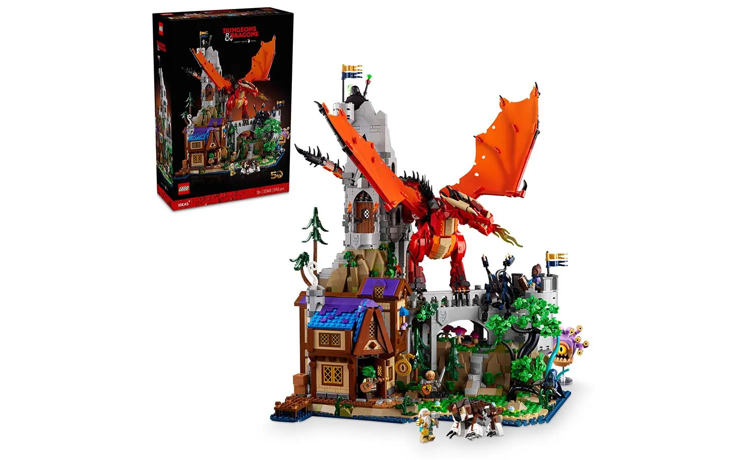 21348 | LEGO® Ideas Dungeons & Dragons: Red Dragon’s Tale