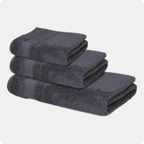 3 Pack Multi Size Bathroom Towels (Bath Towel - Hand - Towel - Washcloth)