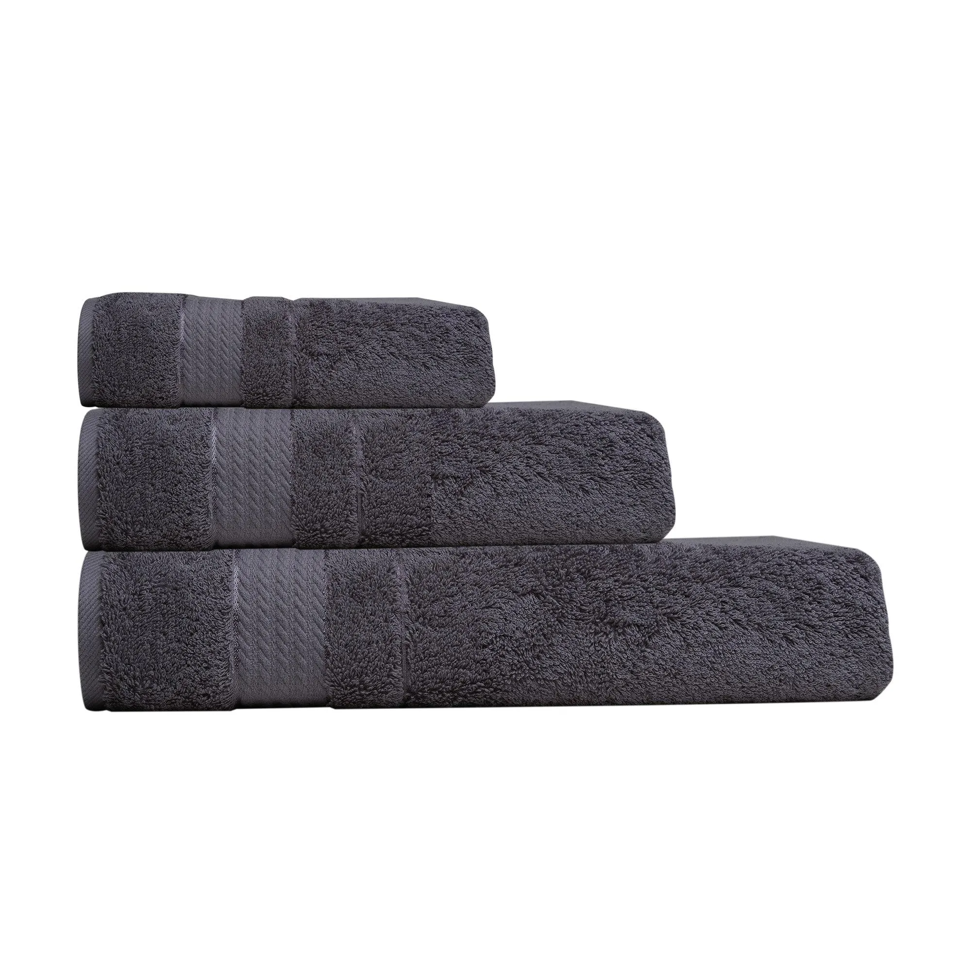 3 Pack Multi Size Bathroom Towels (Bath Towel - Hand - Towel - Washcloth)