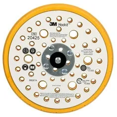 3M Xtract™ Low Profile Finishing Back-up Pad, 20425, 152 mm x 17.5 mm x
7.93 mm, External 53 Holes, 10 ea/Case