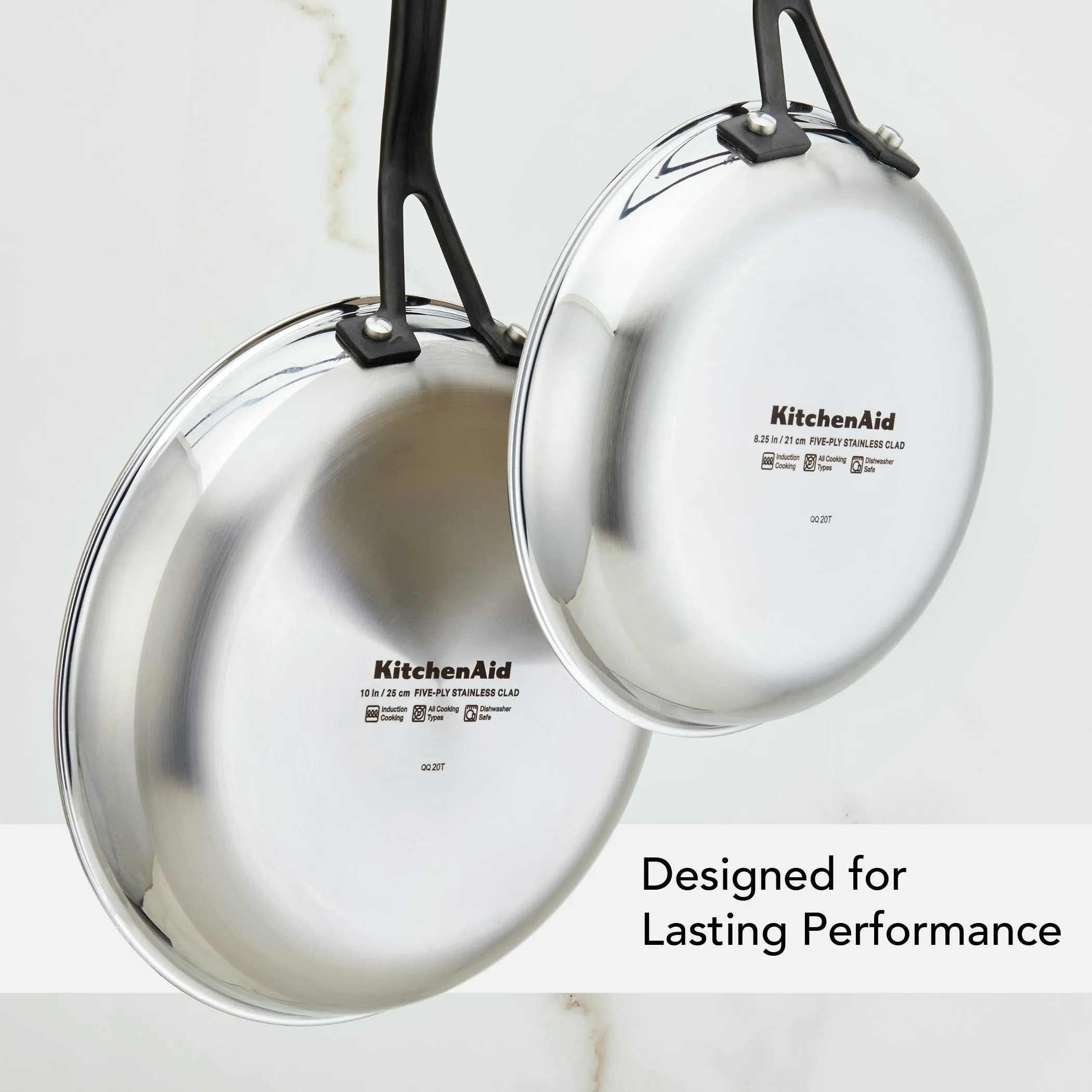 5-Ply Clad Stainless Steel Frying Pan