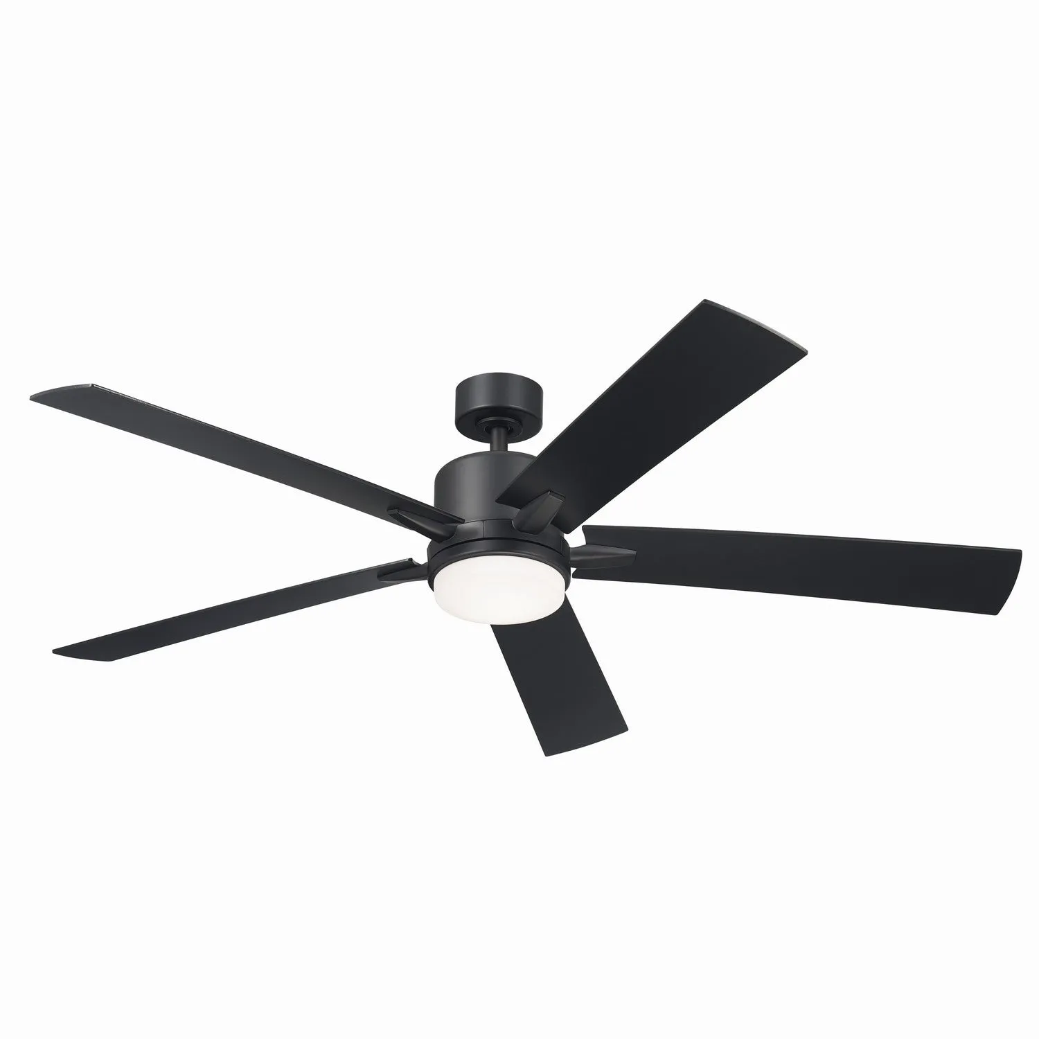 60"Ceiling Fan from the Lucian Elite XL Collection in Satin Black Finish by Kichler