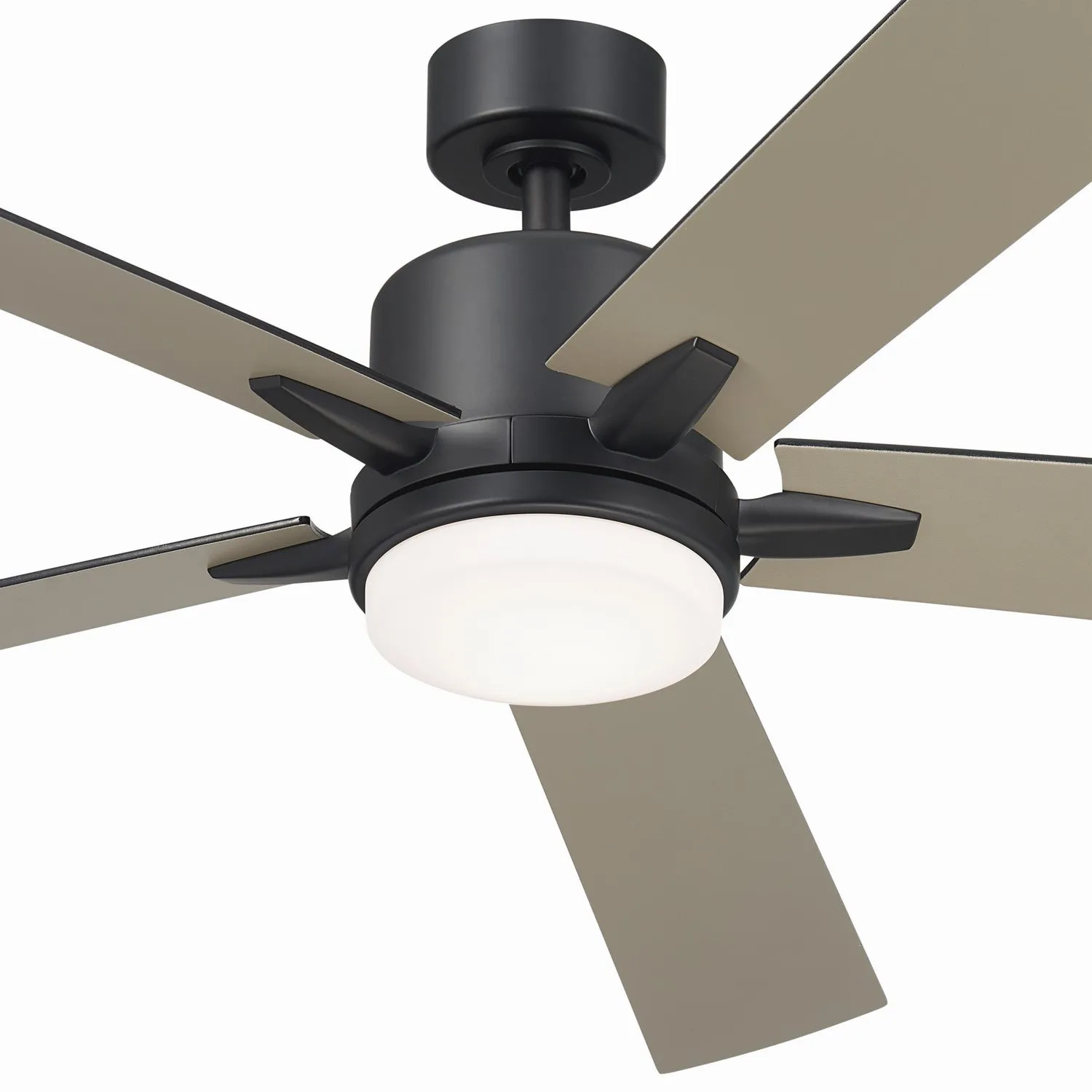 60"Ceiling Fan from the Lucian Elite XL Collection in Satin Black Finish by Kichler