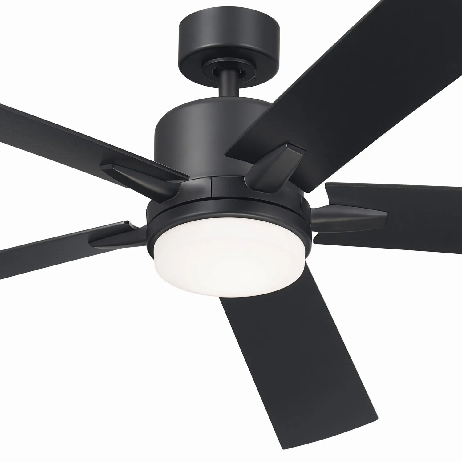 60"Ceiling Fan from the Lucian Elite XL Collection in Satin Black Finish by Kichler