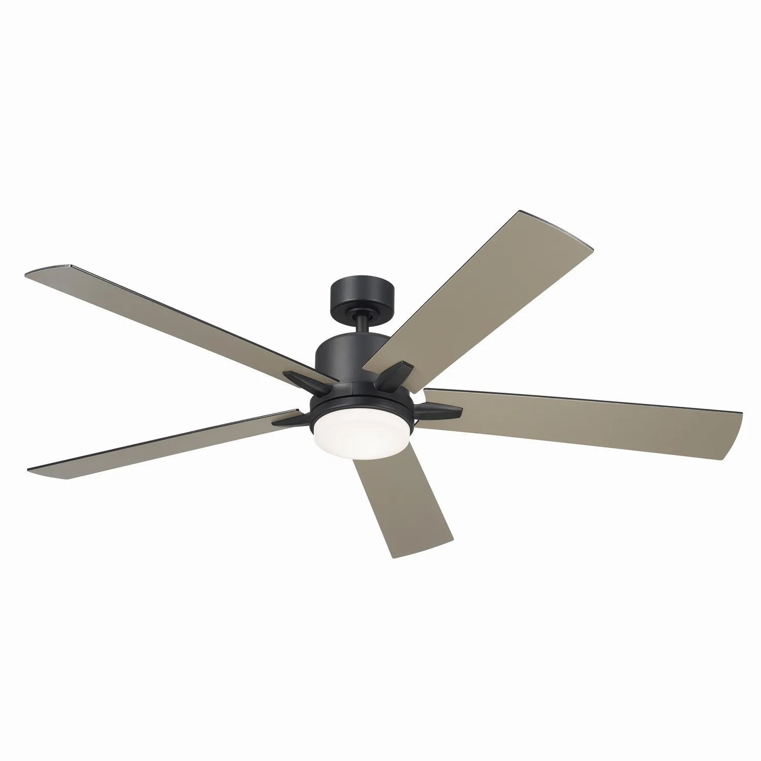 60"Ceiling Fan from the Lucian Elite XL Collection in Satin Black Finish by Kichler