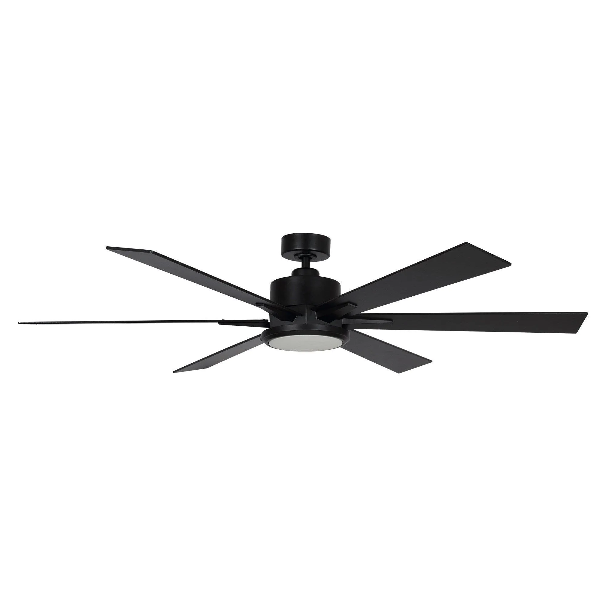 65" Amold Industrial Downrod Mount Ceiling Fan with Lighting and Remote Control