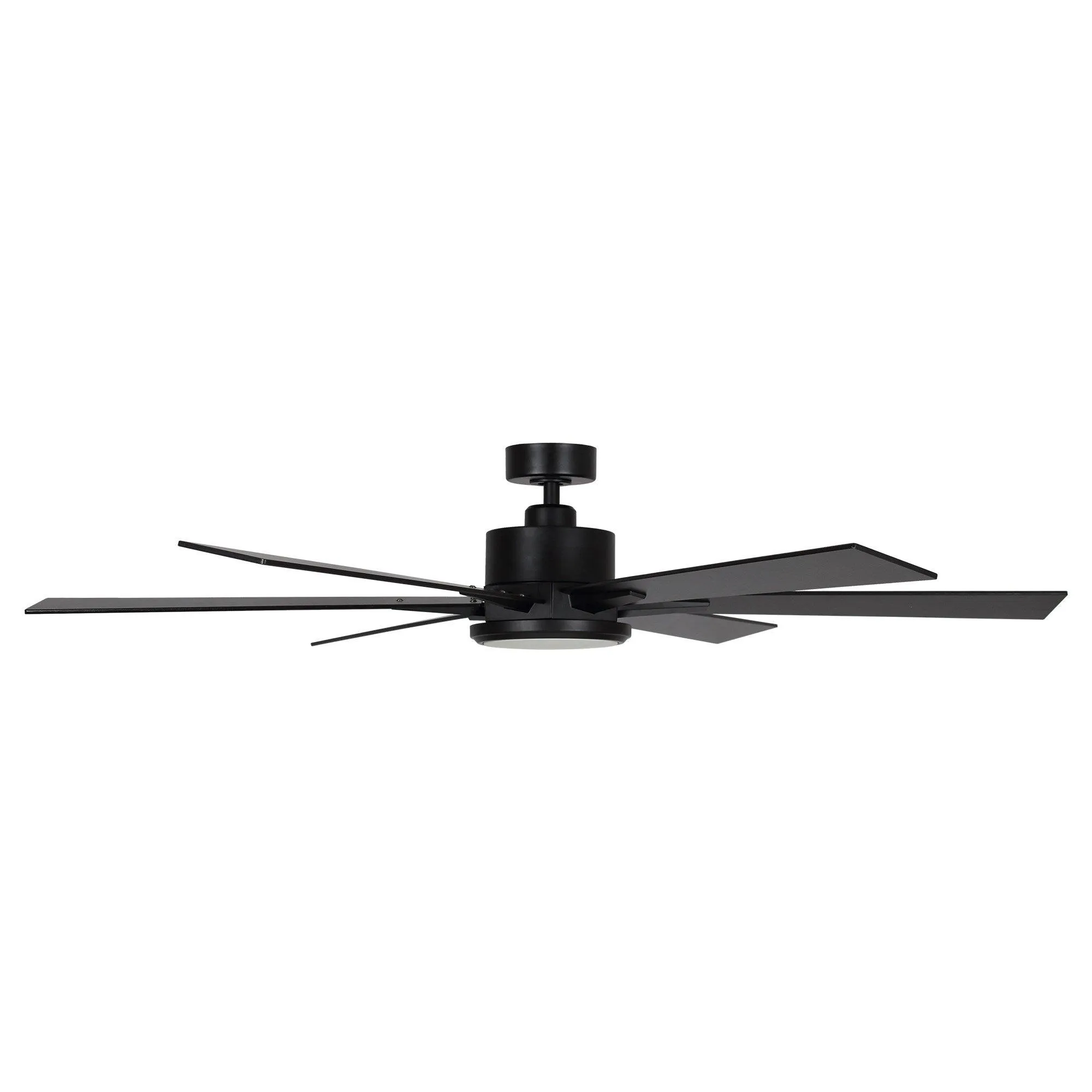 65" Amold Industrial Downrod Mount Ceiling Fan with Lighting and Remote Control