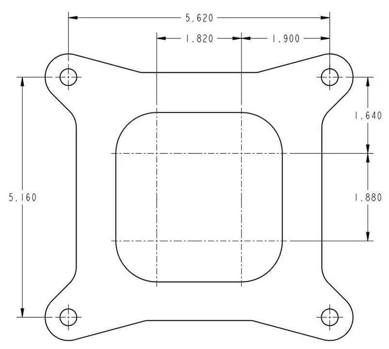 770 CFM 4-Barrel Carburettor HO0-80770