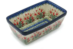 8" Loaf Pan 8" - Crimson Bells