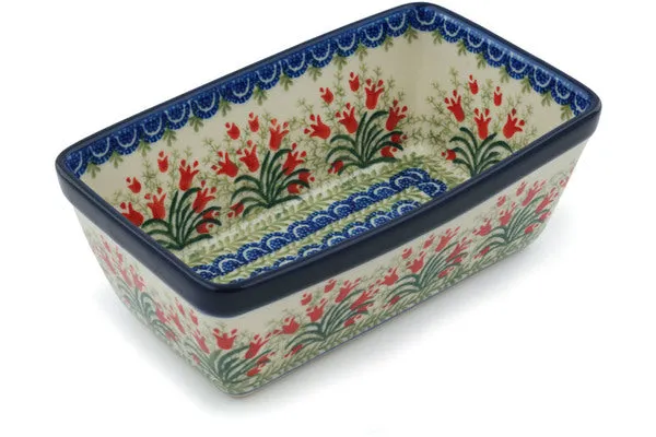 8" Loaf Pan 8" - Crimson Bells