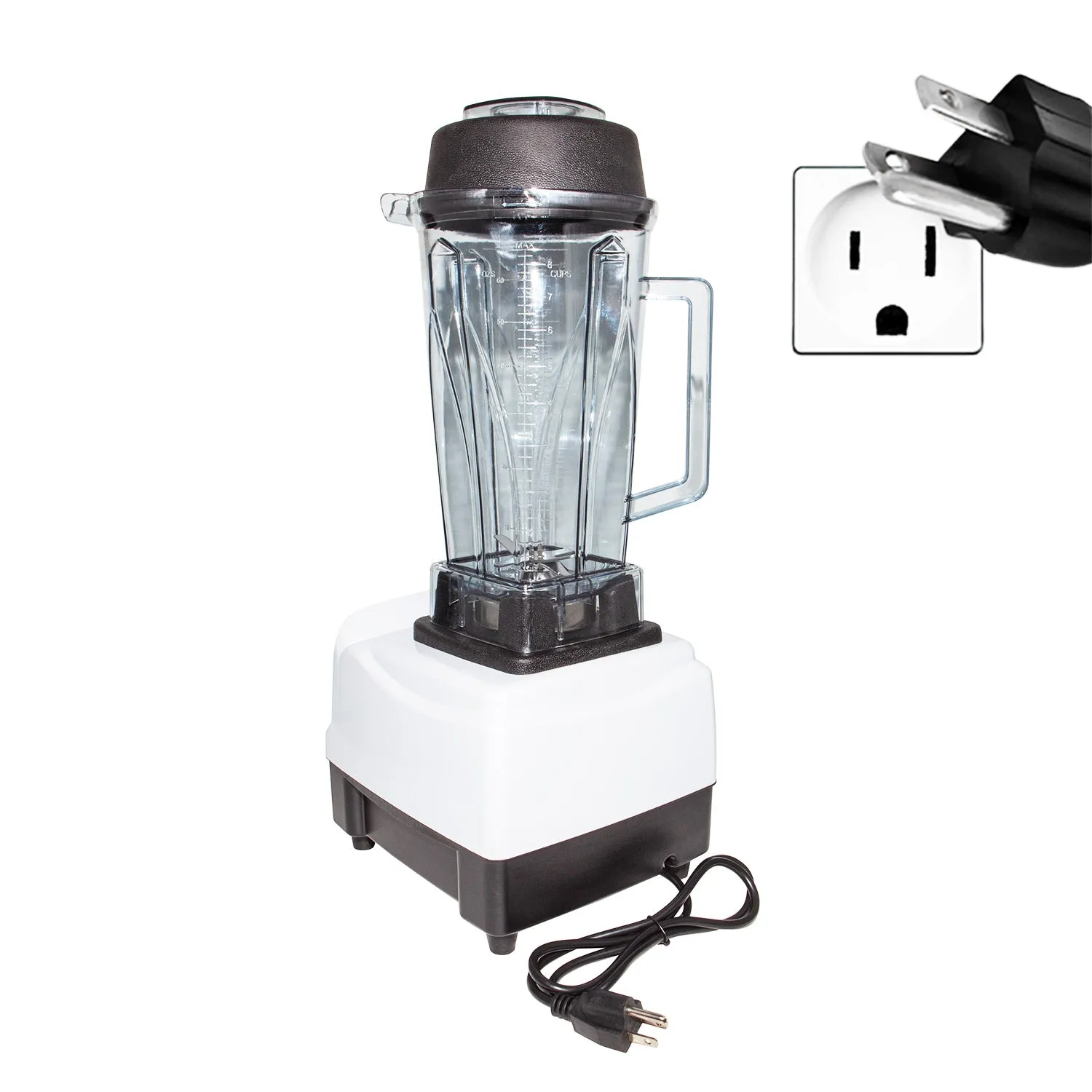 A-BL767 Commercial Blender | 2L | Portable Blender for Smoothies & Cocktails | Stainless Steel Blade