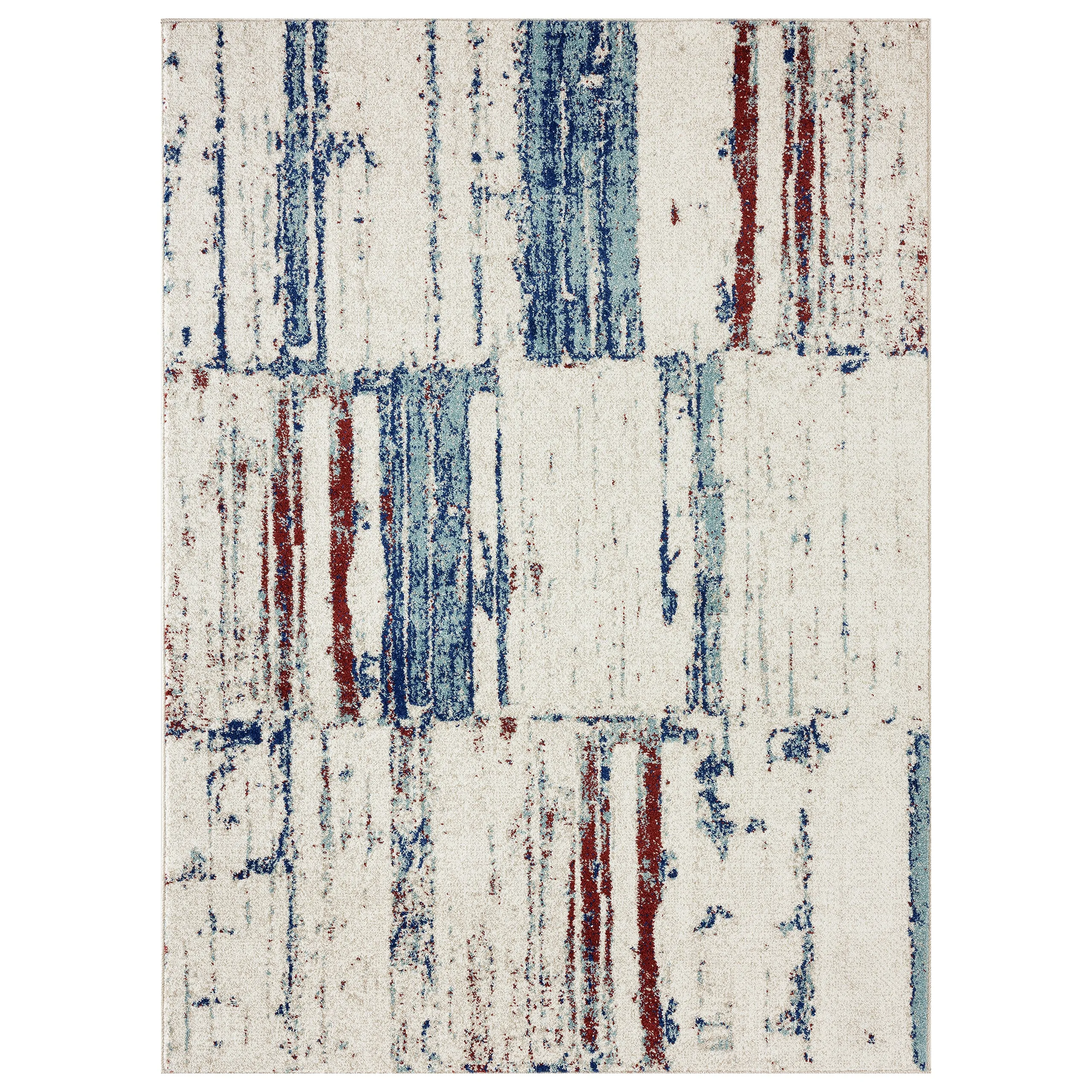 Abstract Multi-Colored 8441 Area Rug