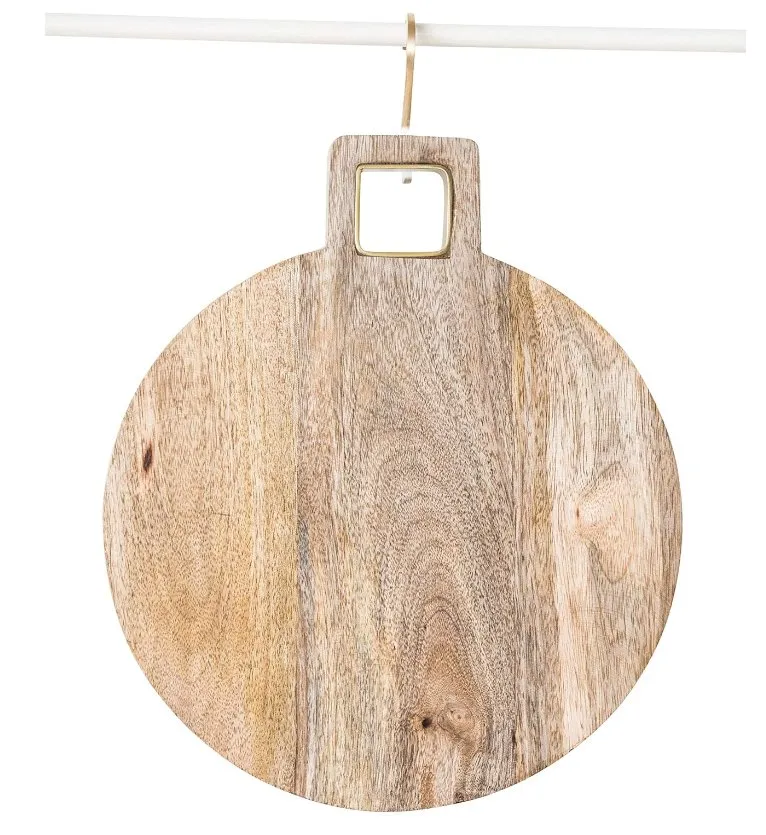 ACACIA WOOD ROUND CHEESE/CUTTING BOARD