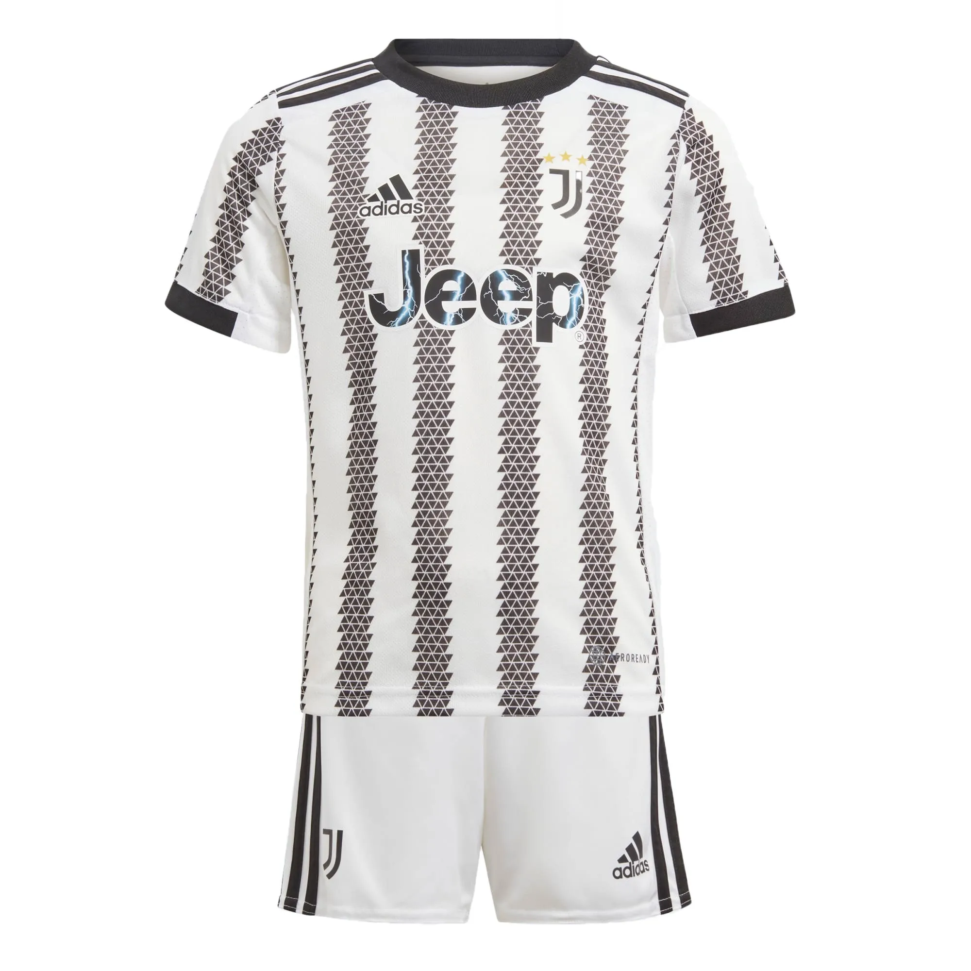 adidas Juventus 2022/23 Home Mini Kit White/Black