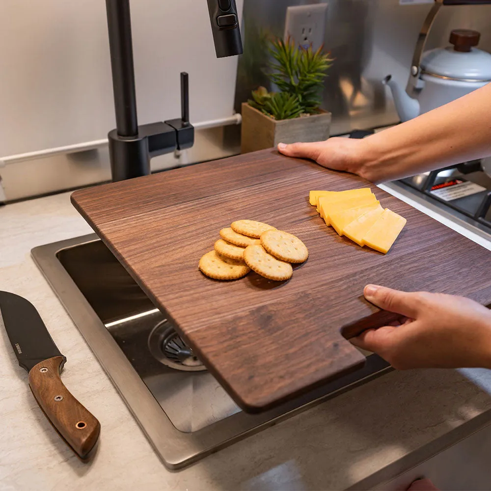 Airstream Custom Sink Cutting Boards for Bambi Travel Trailers