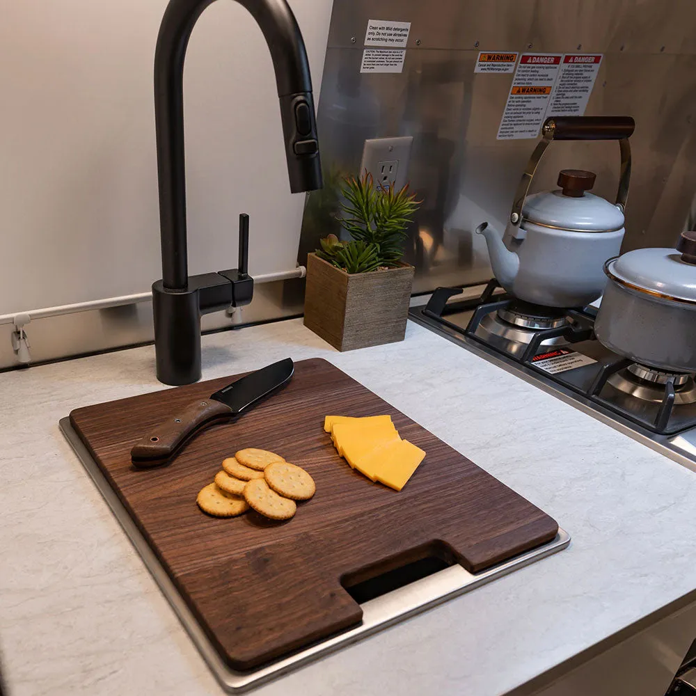 Airstream Custom Sink Cutting Boards for Bambi Travel Trailers