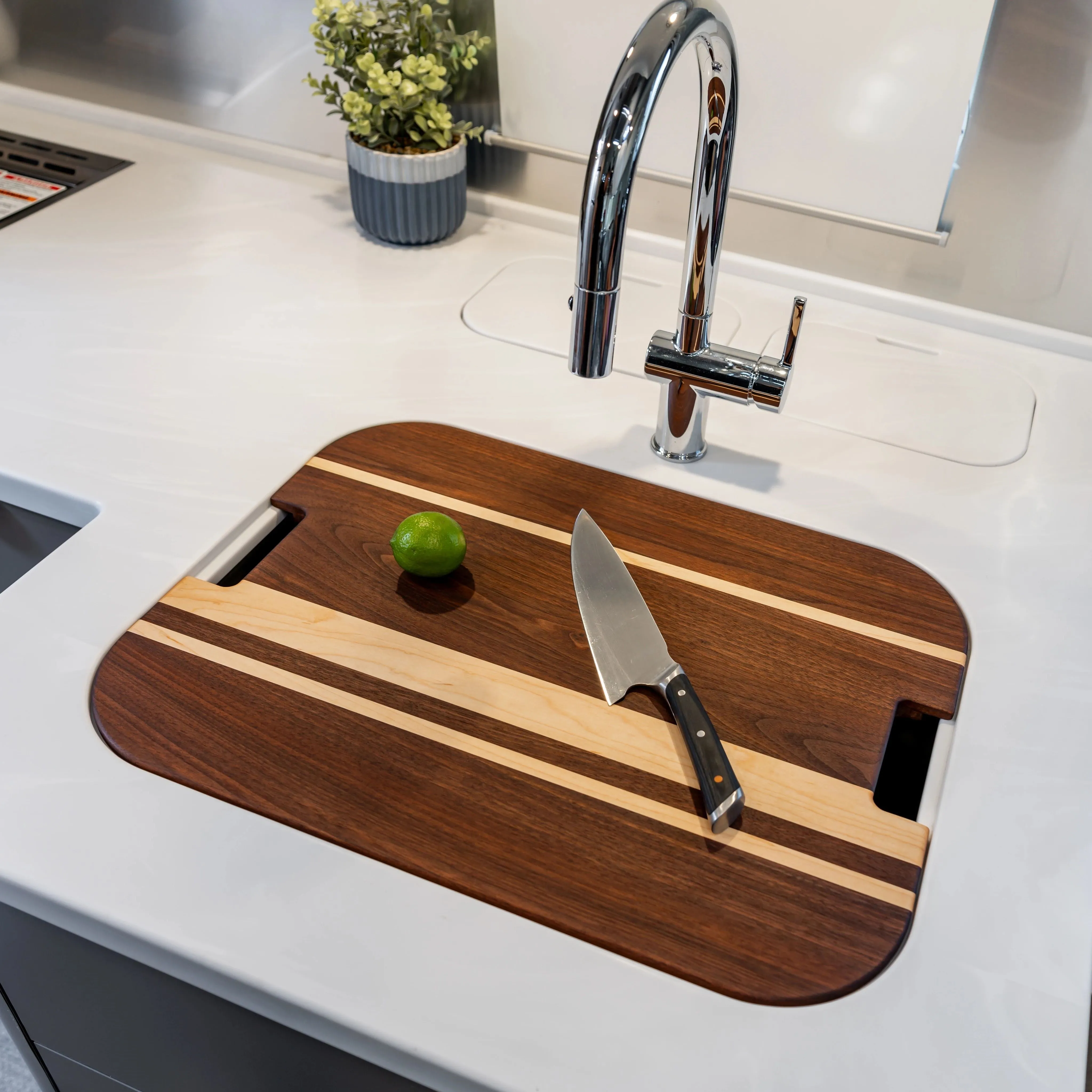 Airstream Custom Sink Cutting Boards for Pendleton Travel Trailers