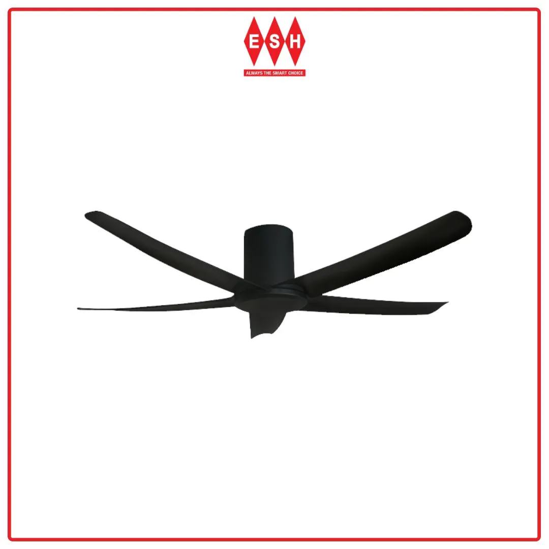 Alpha Alkova Pazion G2 HG-5B/56 56 Inch DC Ultra Power Motor Ceiling Fan (Matt Black)