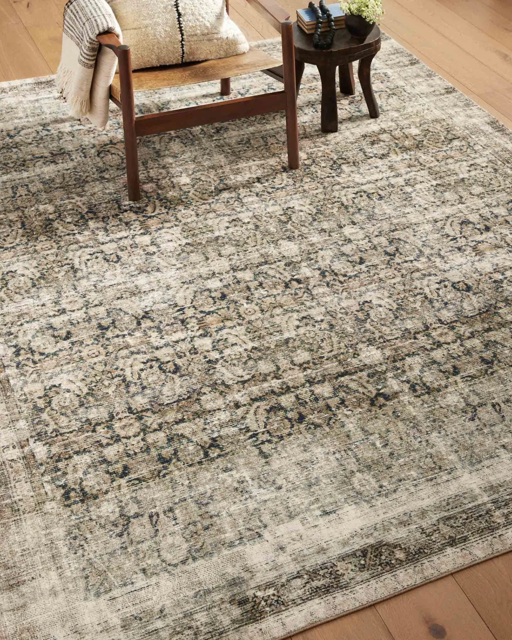 Amber Lewis x Loloi Morgan Rug - Navy Sand