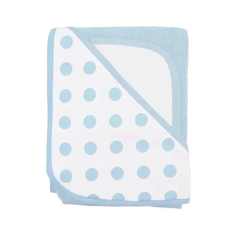 American Baby - Cotton Terry Hooded Towel Set, Blue