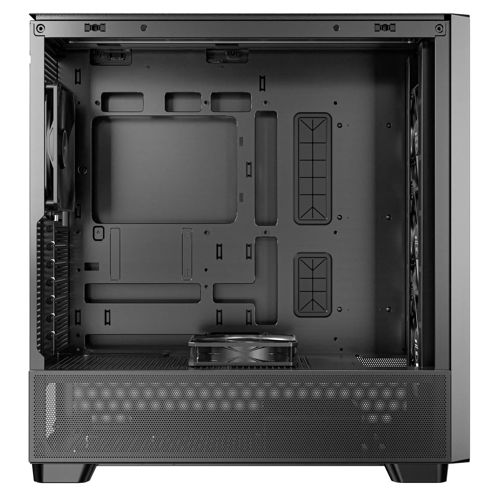 Antec FLUX Mesh Black Wood ATX PC Case