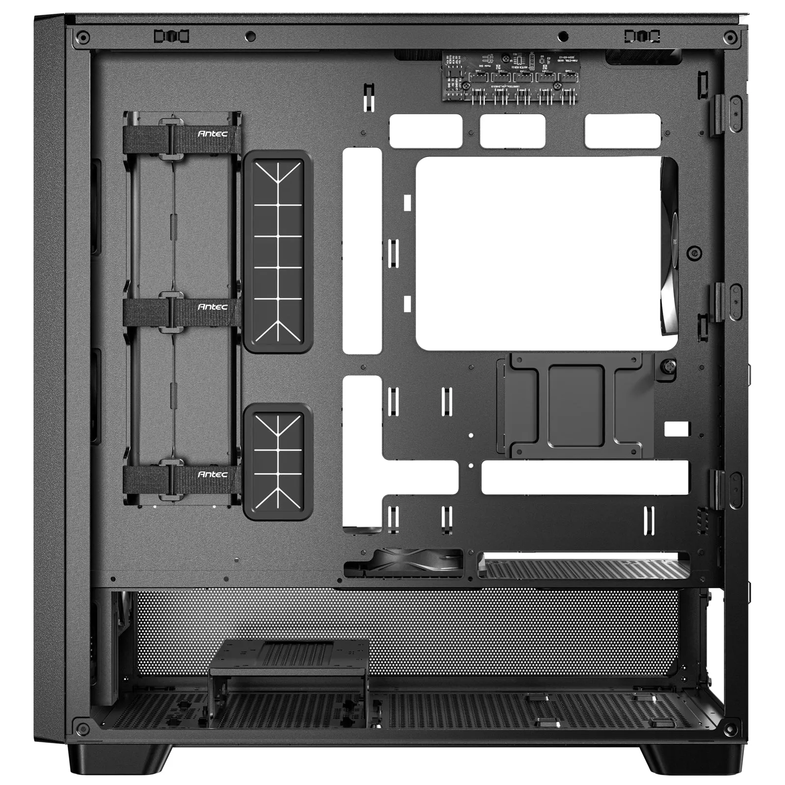 Antec FLUX Mesh Black Wood ATX PC Case