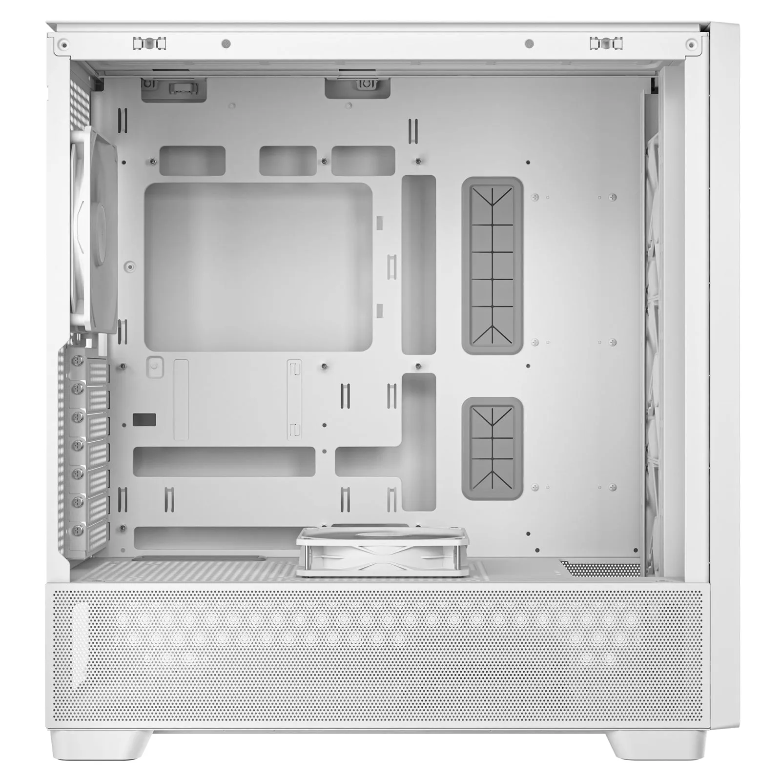 Antec FLUX Mesh White Wood ATX PC Case