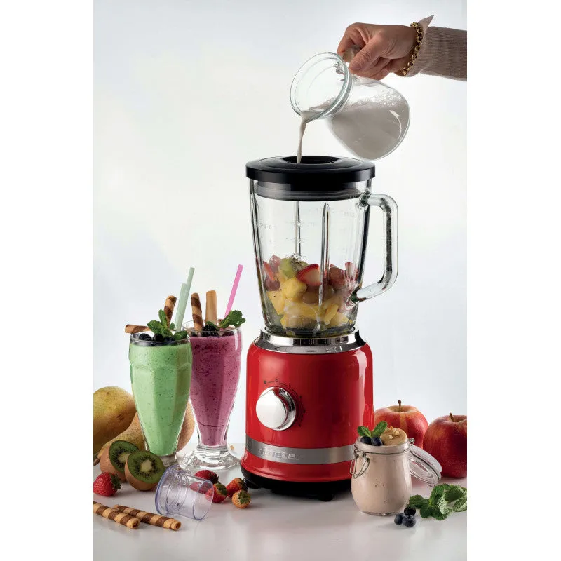 Ariete, Moderna Blender, Glass Jar, 1000W, Red