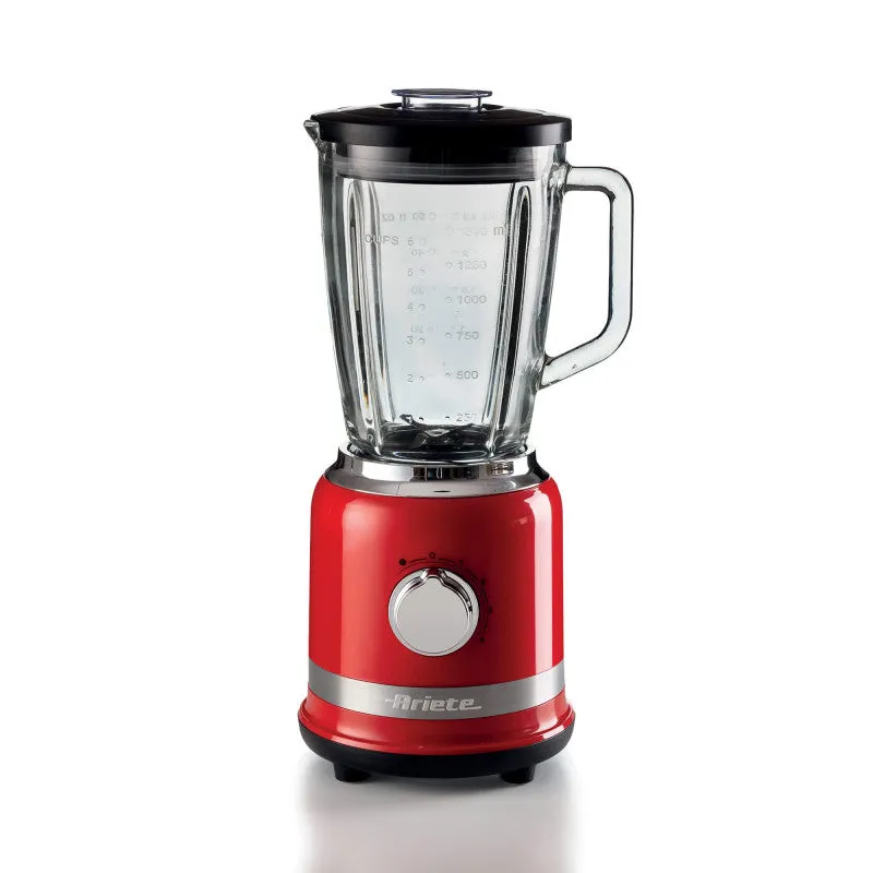 Ariete, Moderna Blender, Glass Jar, 1000W, Red