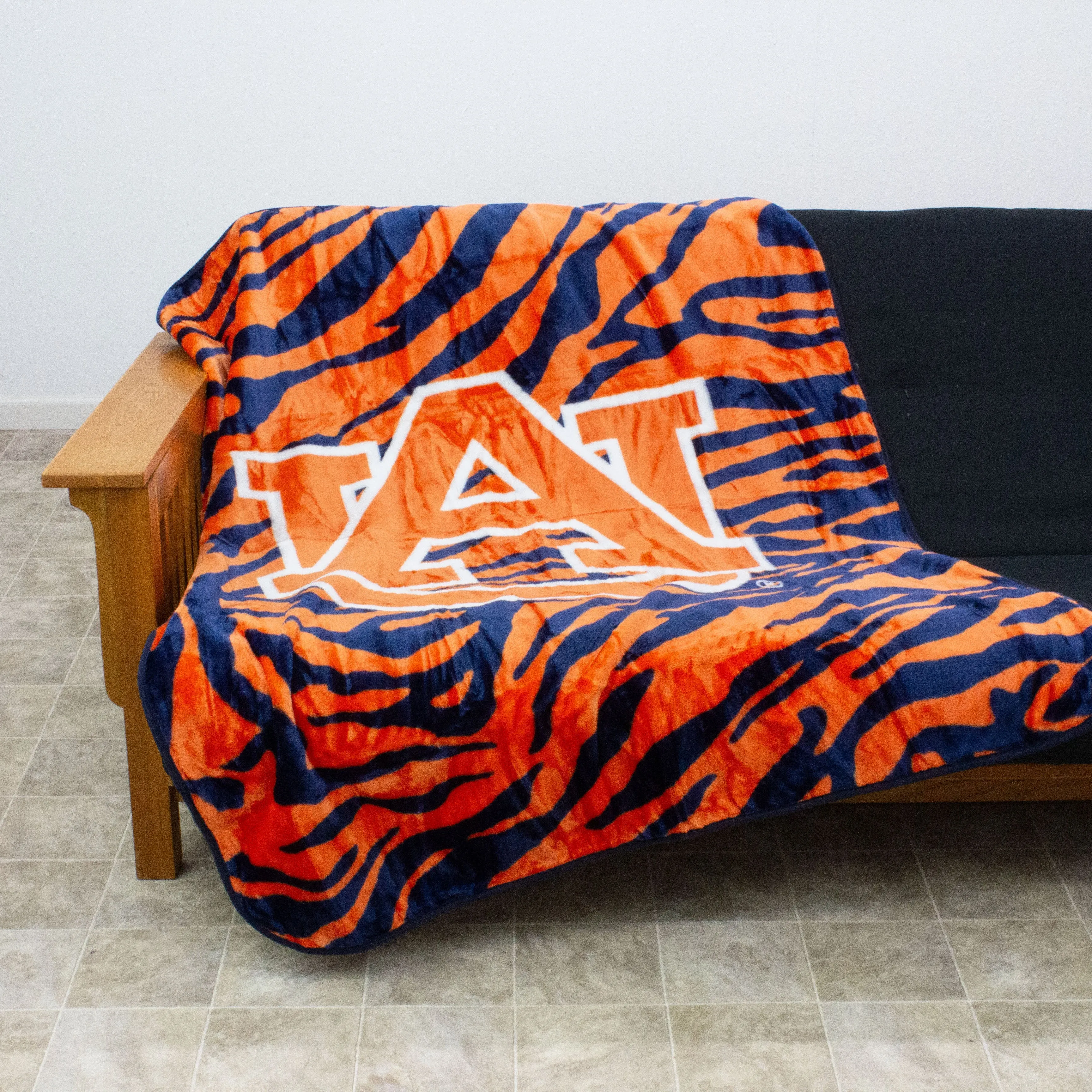 Auburn Tigers Raschel Throw Blanket