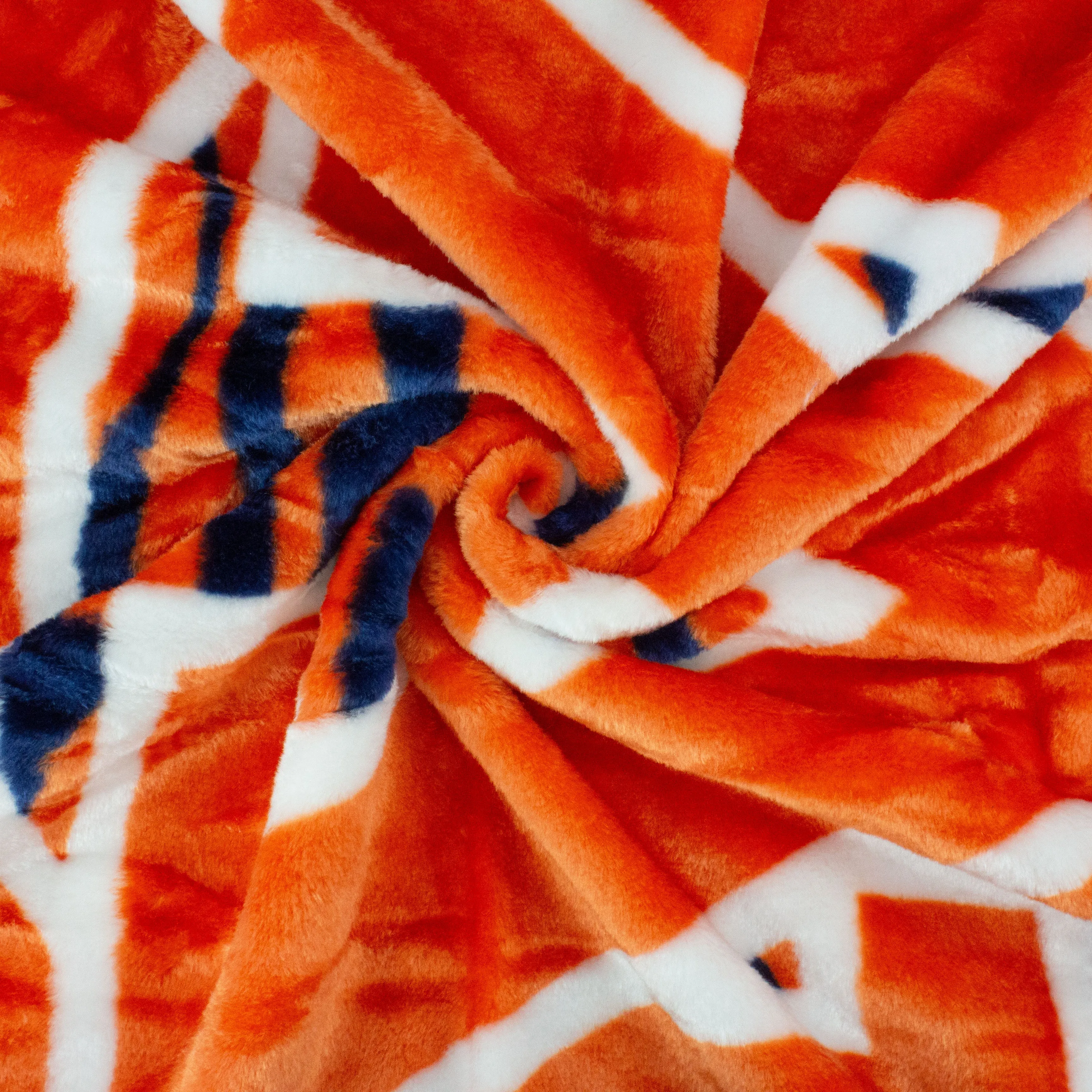 Auburn Tigers Raschel Throw Blanket