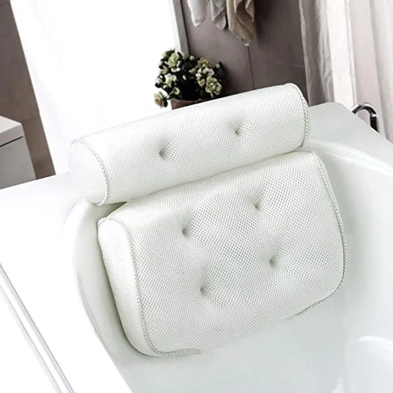 Bath Pillow for Bathtub - Soft Support for Neck, Head and Back