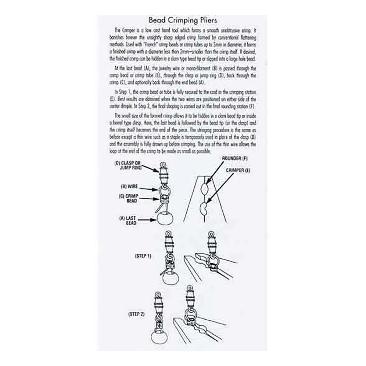 BeadSmith PLCRIMP2 EuroCrimper Pliers