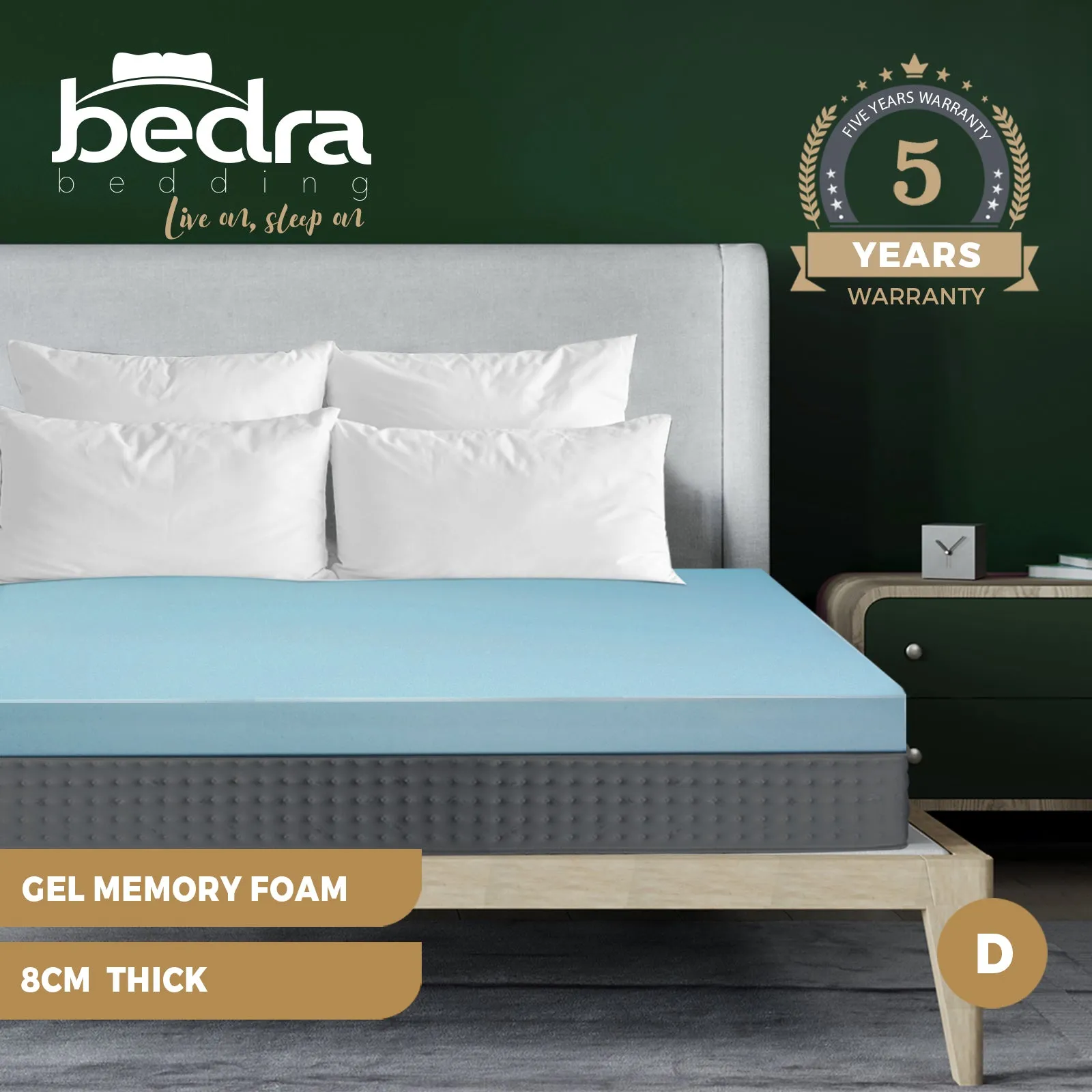 Bedra Memory Foam Mattress Double 8CM