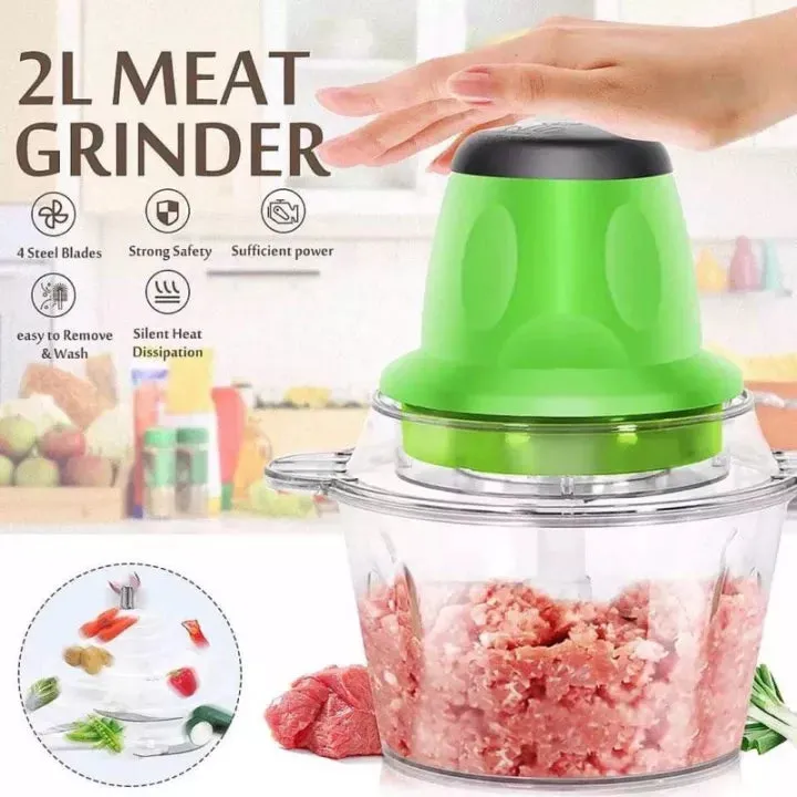 Beet Baby 2L Electric Kitchen Chopper Shredder Food Chopper Meat Grinder