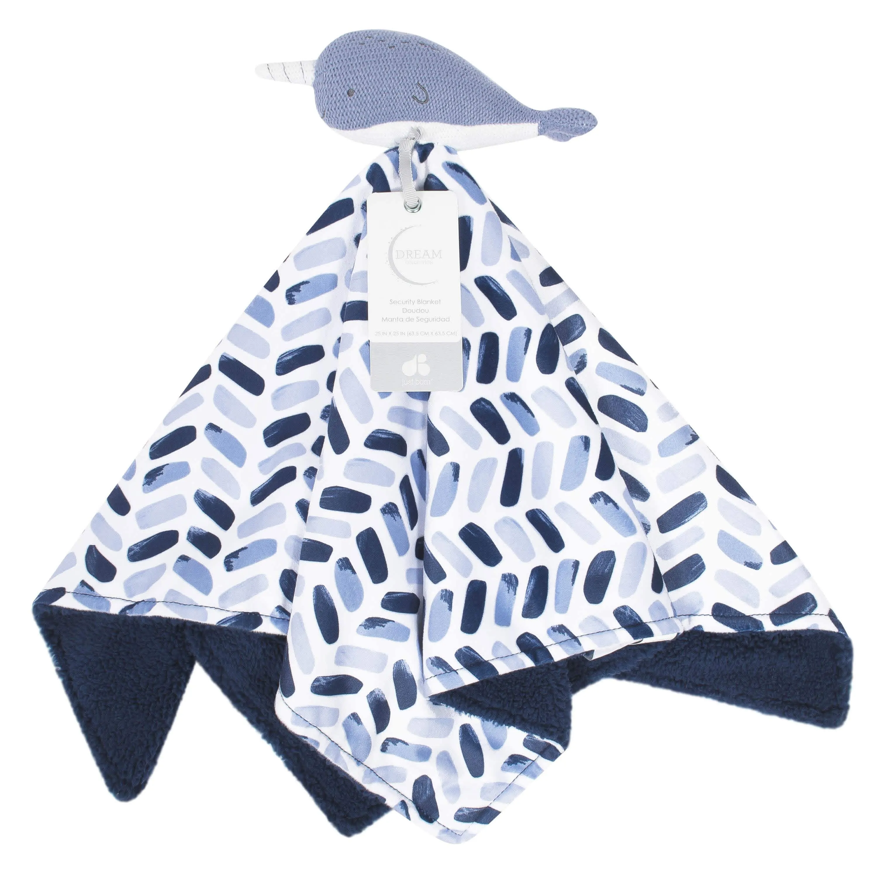 Blue Narwhal Extra-Large Security Blanket