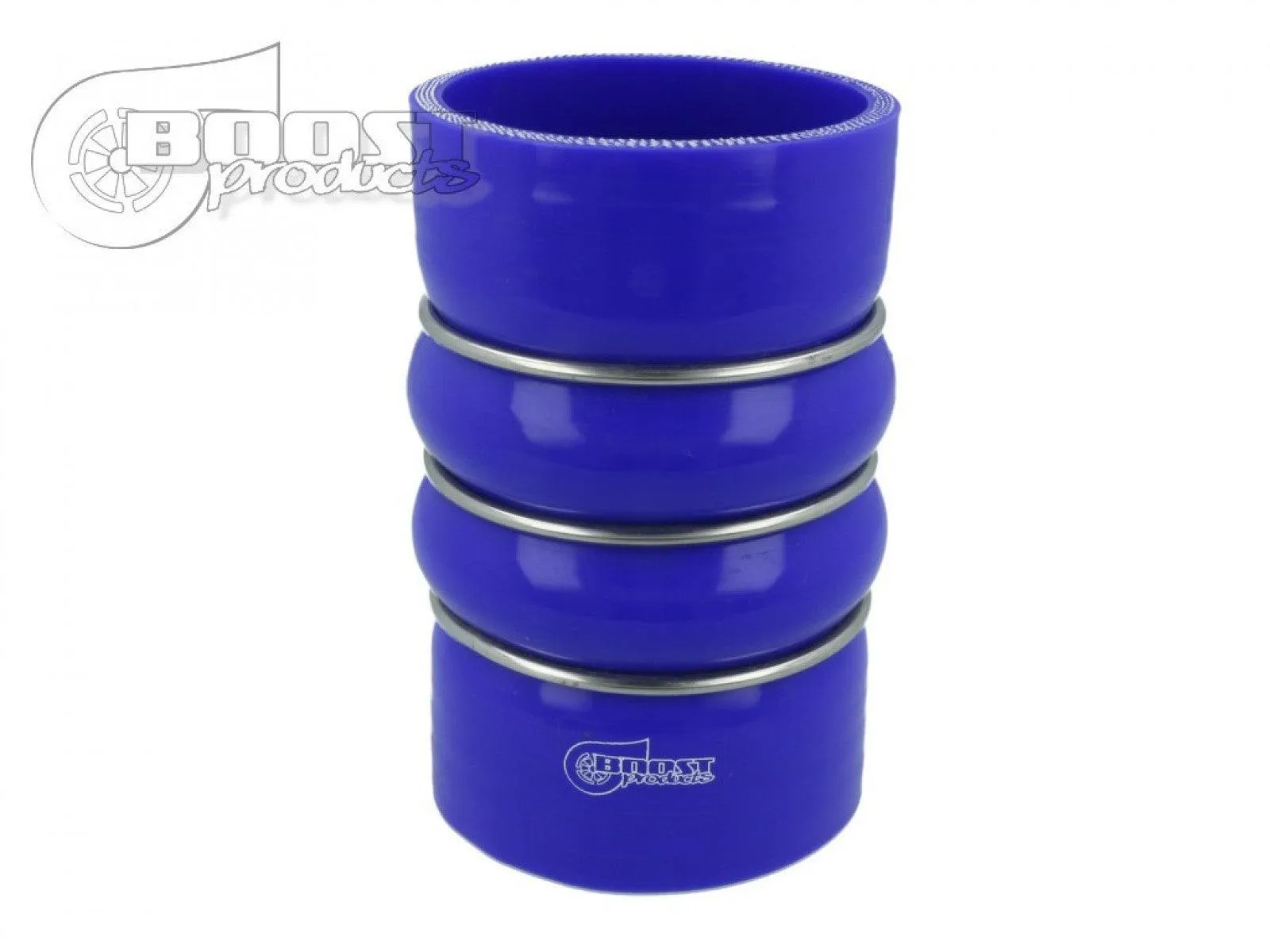 BOOST Products Silicone Coupler with Double Hump, 60mm (2-3/8") ID, Blue