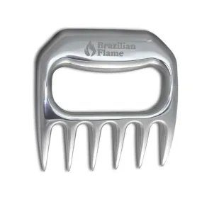 Brazilian Flame Meat Shredder Claw - Bear, 6 Long Teeth Fork