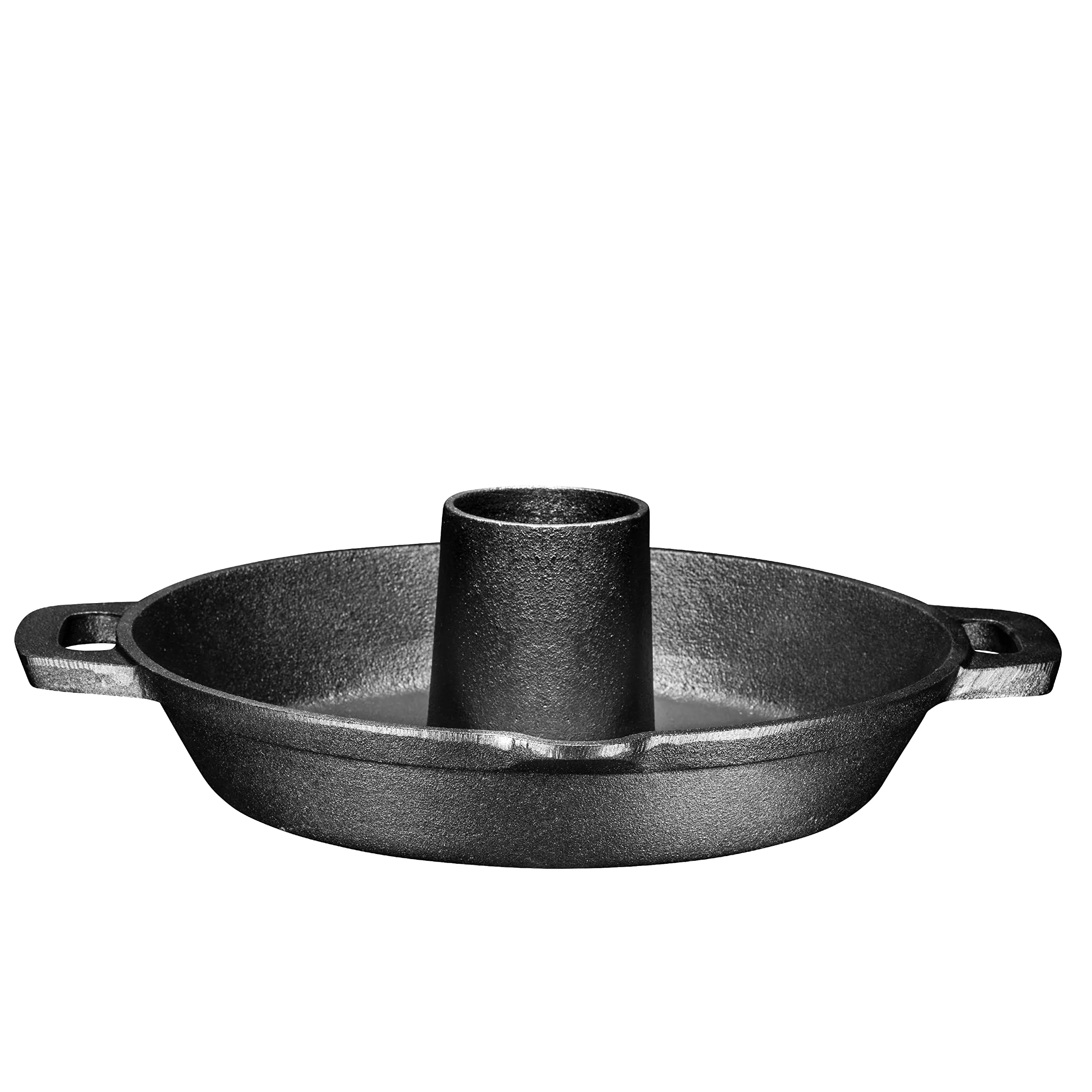 Bruntmor Pre-Seasoned Cast Iron Chicken Roaster Turkey Roasting Pan Use in Oven, Stove