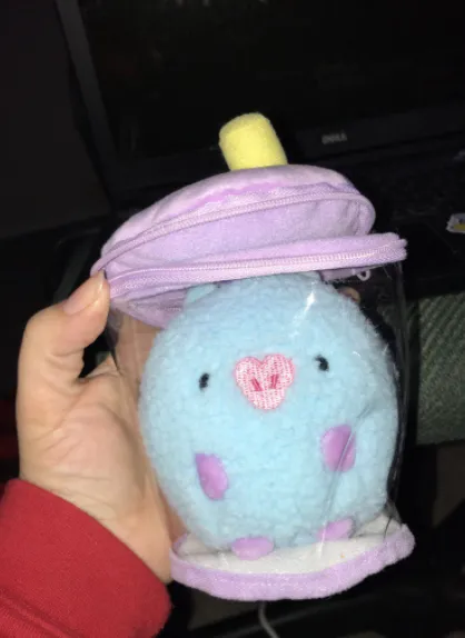 BT21 Baby Bubble Tea Plush Keychain