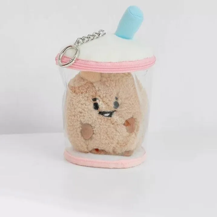 BT21 Baby Bubble Tea Plush Keychain