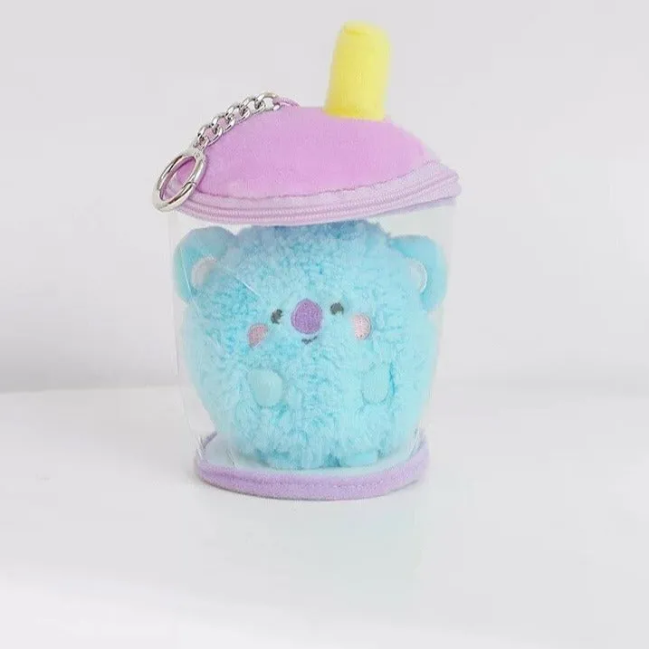 BT21 Baby Bubble Tea Plush Keychain